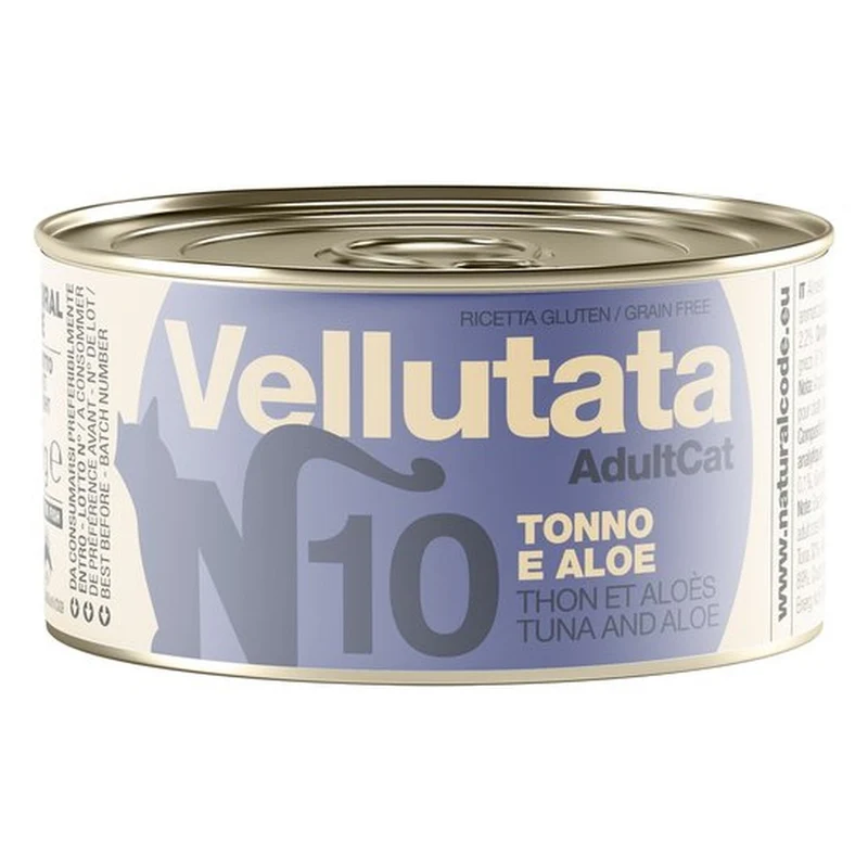 Vellutata Natural Code V10 Tonno e Aloe Alimento Umido per Gatti Adulti 85g