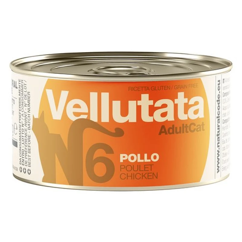 Vellutata Natural Code V6 Pollo Alimento Umido per Gatti Adulti 85g