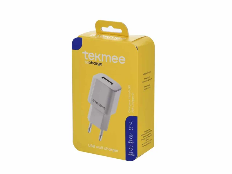 CARICATORE DA PARETE USB 2A