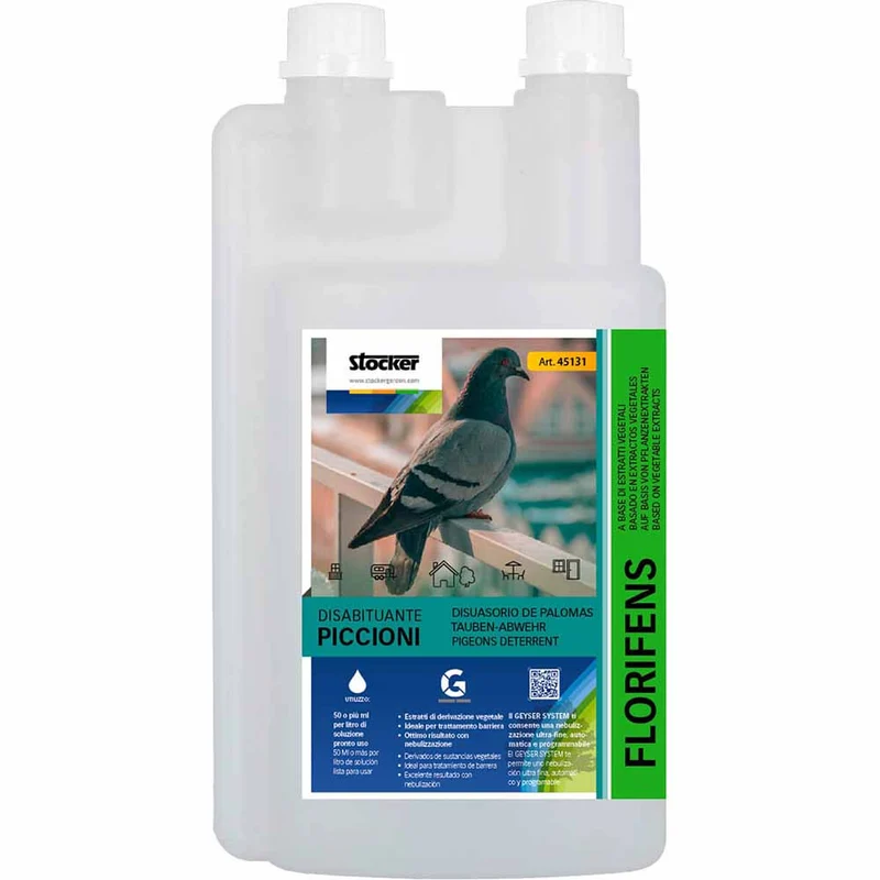 Disabituante per piccioni Florifens 1 litro Stocker 45131