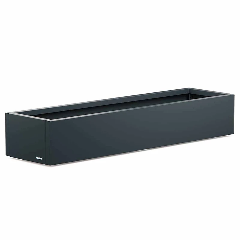 Fioriera Herstera Metal Planter Xic nera 150x40x25cm 31823001
