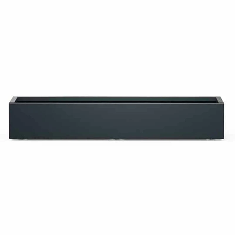 Fioriera Herstera Metal Planter Xic nera 150x40x25cm 31823001