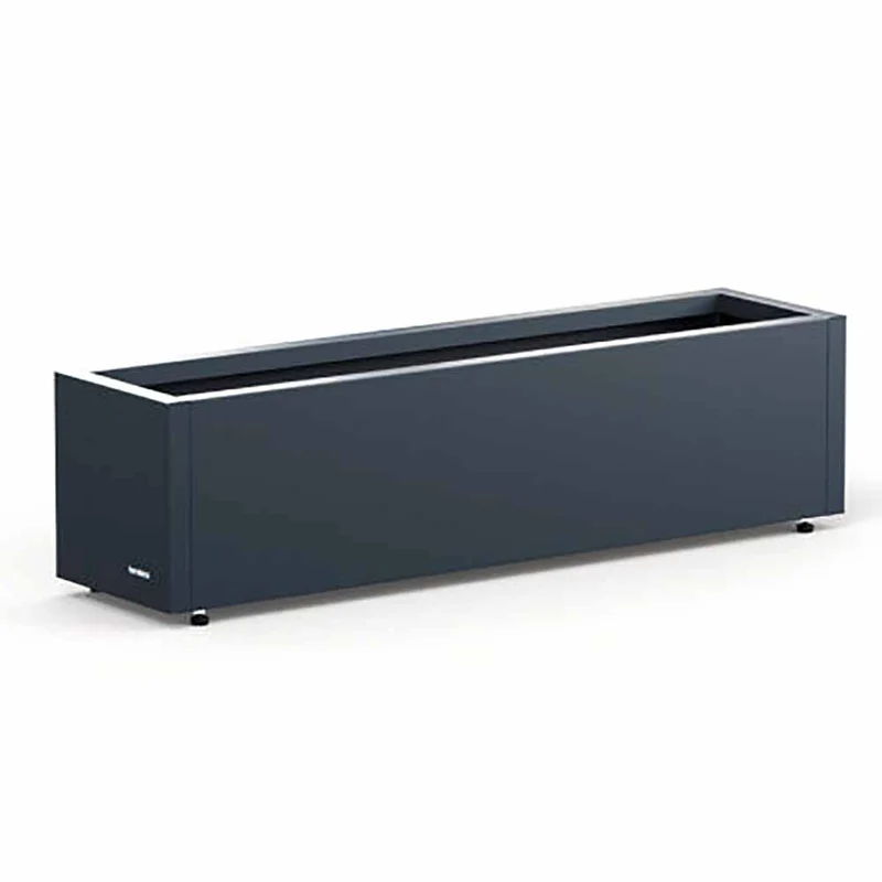 Fioriera Herstera Metal Planter Balcony antracite 100x25x25cm 08973801