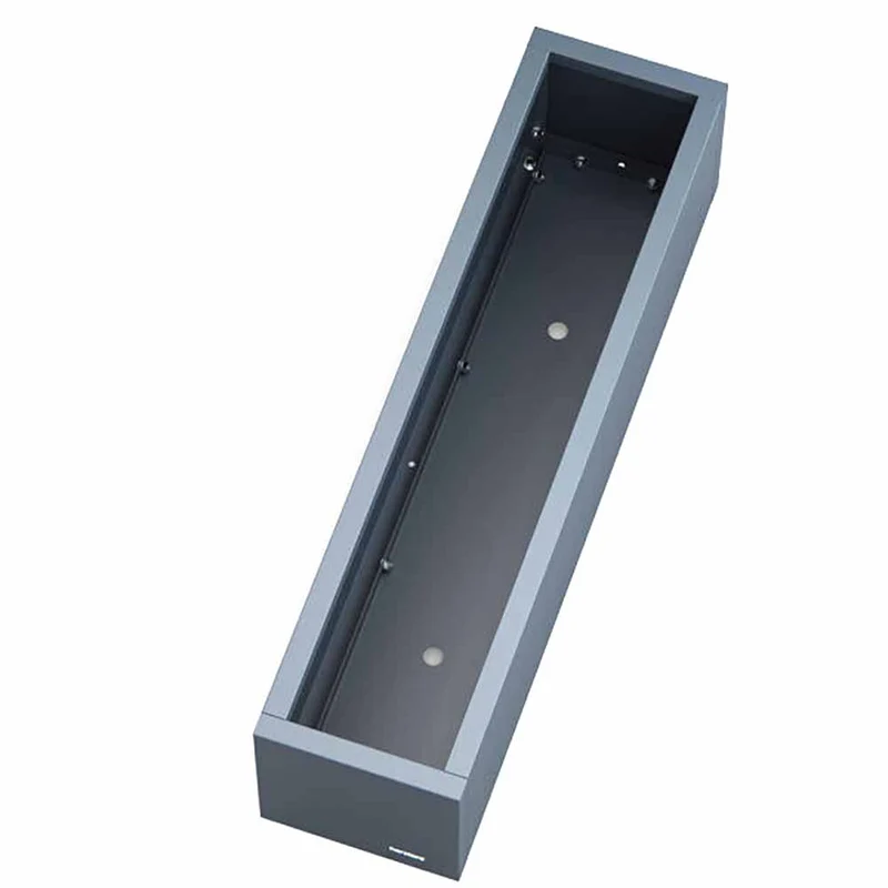 Fioriera Herstera Metal Planter Balcony antracite 100x25x25cm 08973801