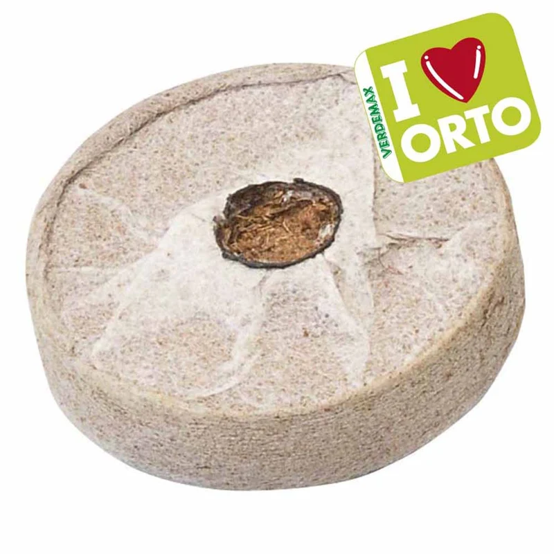 Pastiglie fibra di cocco Verdemax con tessuto Ø4,5 cm confezione 12 pezzi