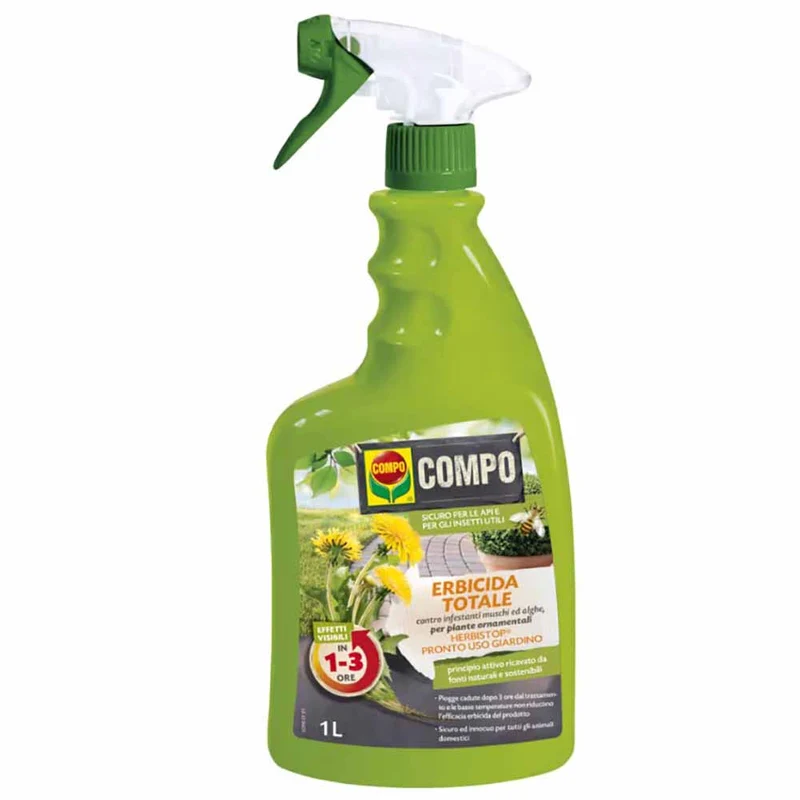 Erbicida COMPO Herbistop pronto uso giardino 1 litro