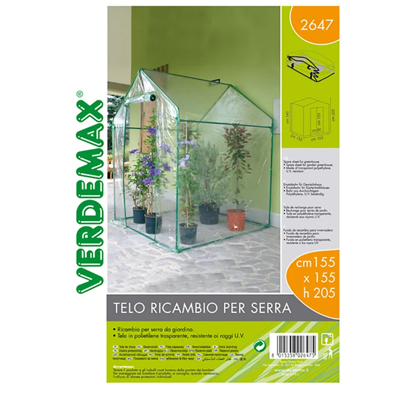 Telo di ricambio Verdemax in PVC per serra Clematis