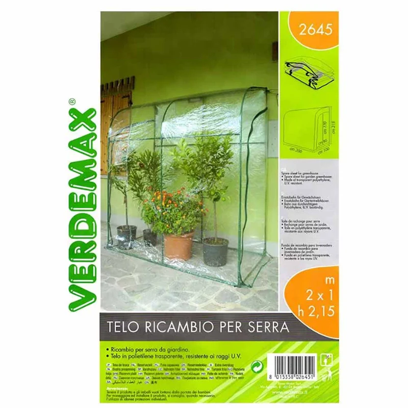 Telo di ricambio Verdemax in PVC per serra Oleander
