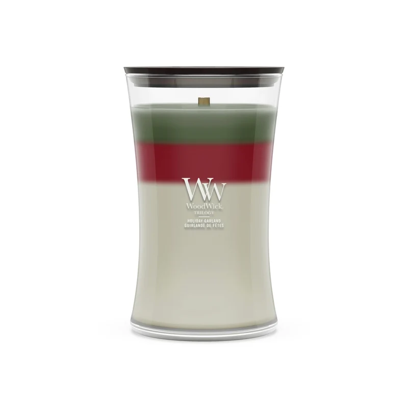 Candela Profumata Grande Trilogy Holiday Garland 610g WoodWick