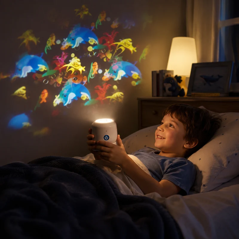 Ceiling Star Lights Projector with Ocean and Rotating Night Effects