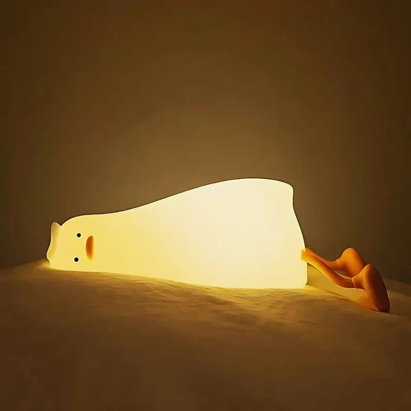 Silicone Night Light with Touch Control Rechargeable Battery Powered Animal Design