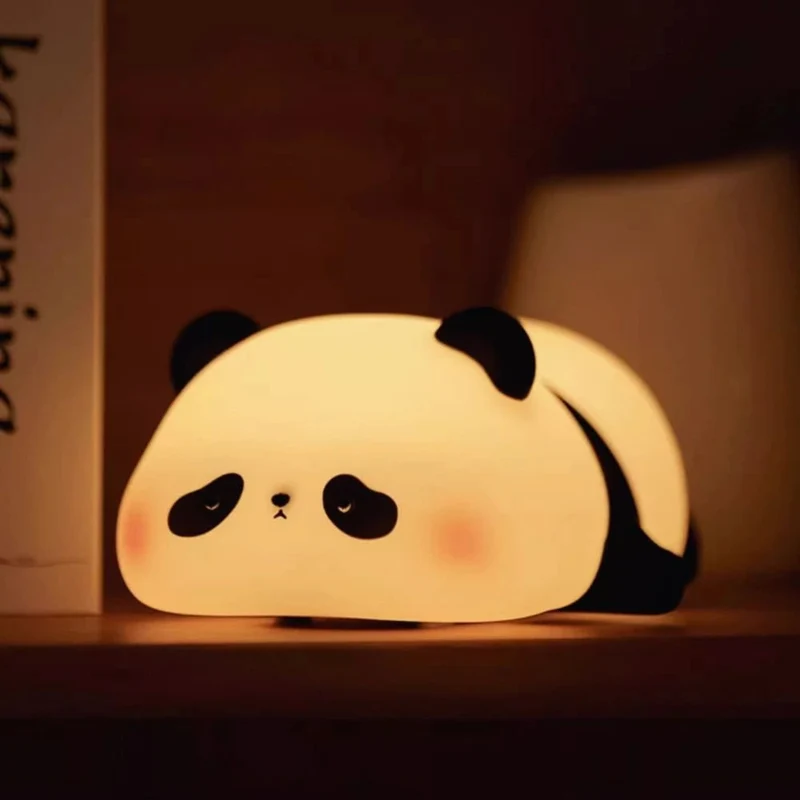 Silicone Night Light with Touch Control Rechargeable Battery Powered Animal Design