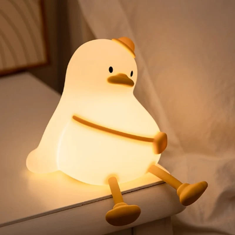 Silicone Night Light with Touch Control Rechargeable Battery Powered Animal Design