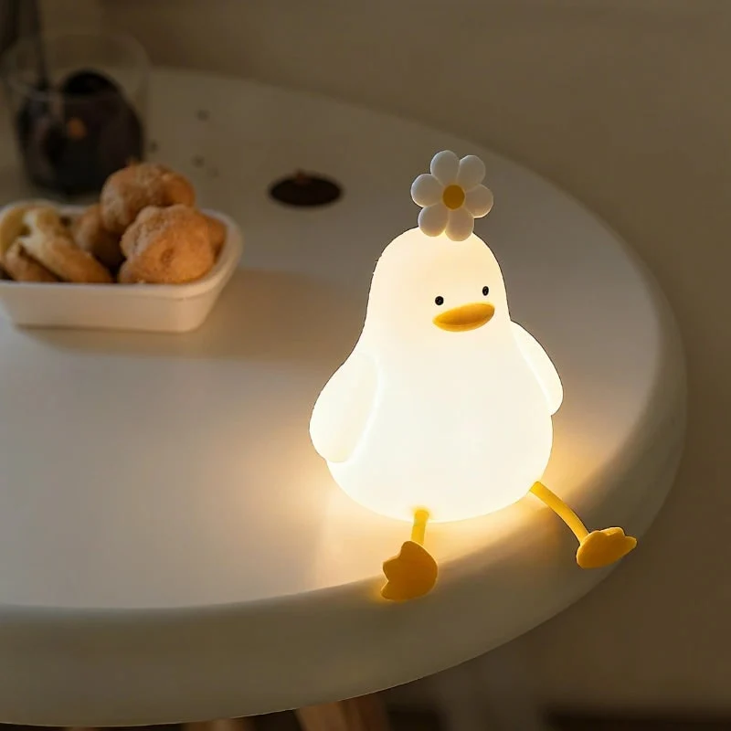 Silicone Night Light with Touch Control Rechargeable Battery Powered Animal Design