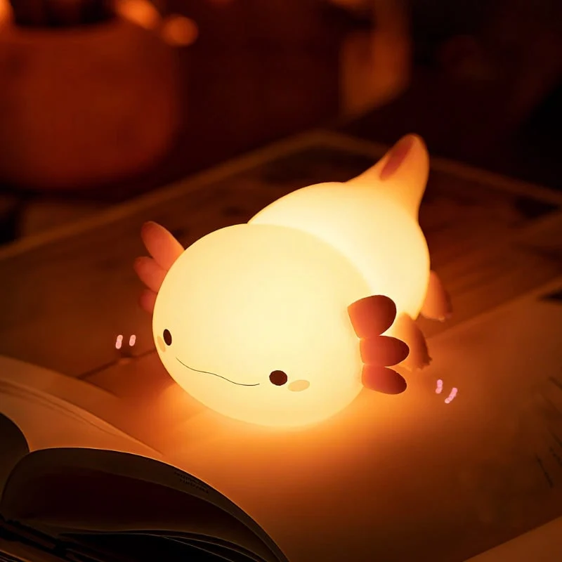Silicone Night Light with Touch Control Rechargeable Battery Powered Animal Design
