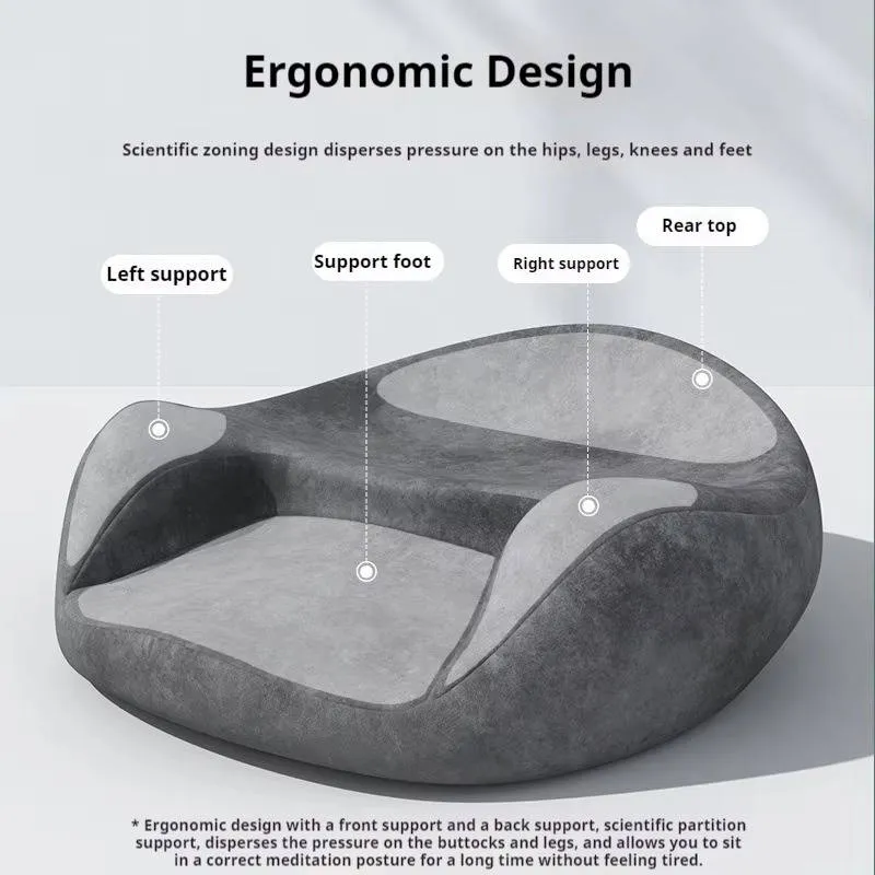 Posture-Supporting Meditation Cushion