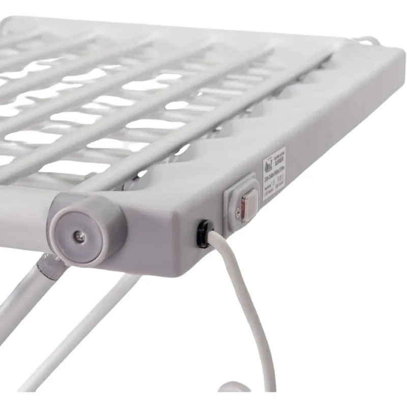 Compact Heated Clothes Dryer Foldable Indoor Drying Rack