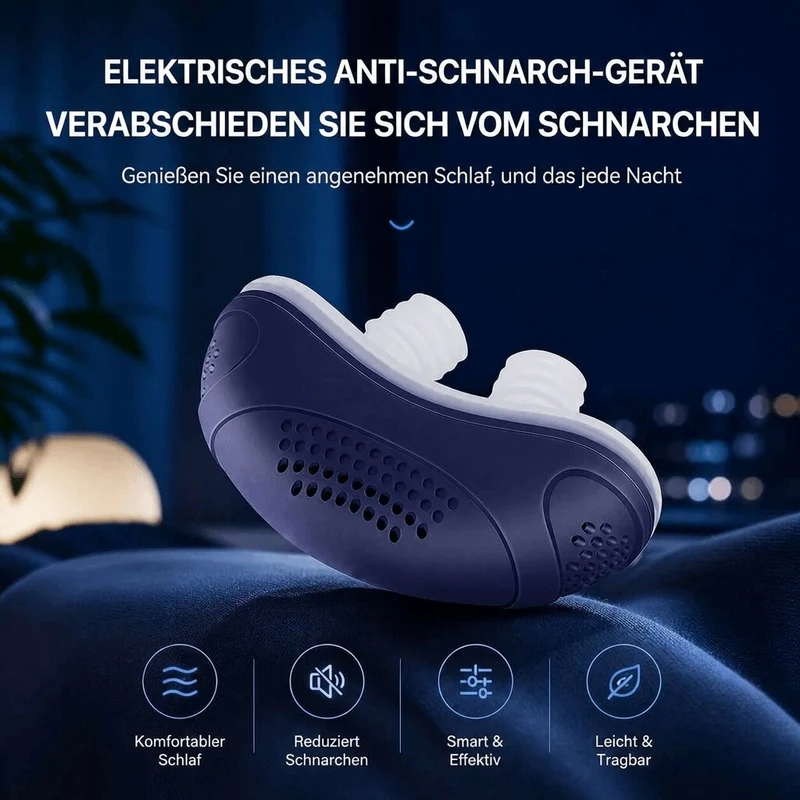 Anti Schnarchen | Hilfe gegen Schnarchen für die Nacht | Schnarchen verhindern | Atemlinde
