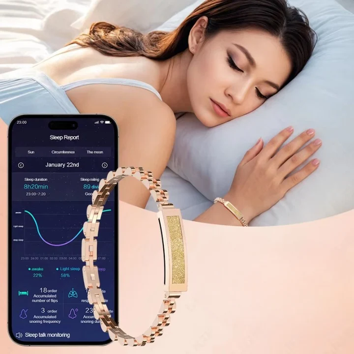 Fitness Tracker Dames – Stappenteller, Slaapregistratie & Elegant Design