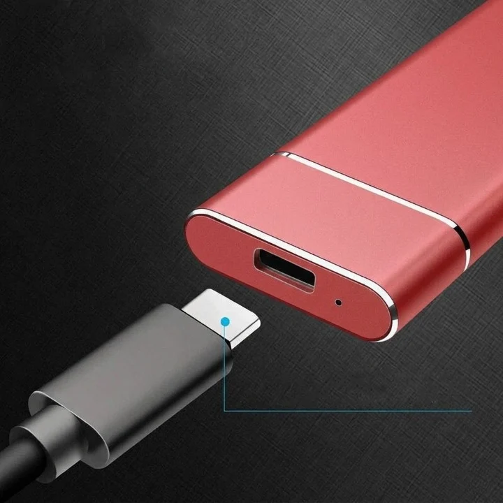 Externe SSD 64GB – USB-C & Compacte Aluminium Behuizing