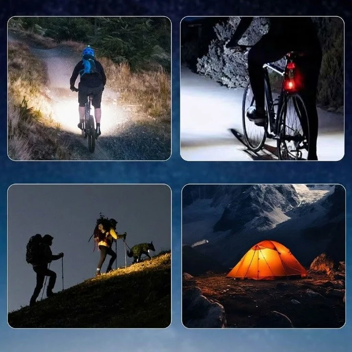 Fietsvoorlicht – 1400 Lumen, USB-Oplaadbaar & Weerbestendig