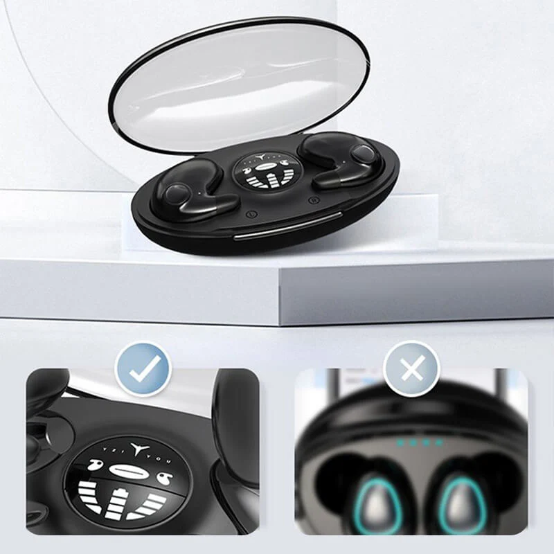 Slaapkoptelefoon – Platte Bluetooth Oordopjes voor Zijslapers