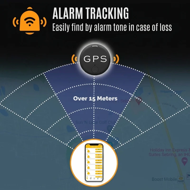 GPS Tracker – Magnetisch Design, App-Tracking & Zoekalarm