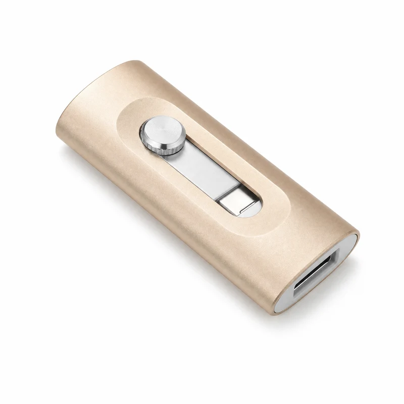 USB Stick 256GB – 3-in-1 Opslag voor iPhone, Smartphone & PC