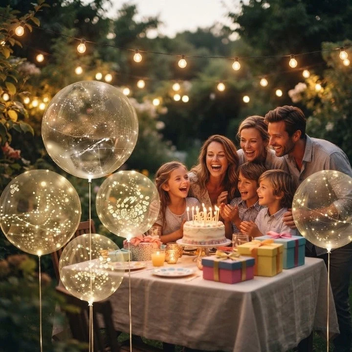 LED Ballonnen – 10 Stuks met Lichtsnoer voor Feesten & Bruiloften