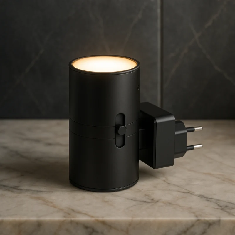 Wandlamp Stopcontact LED Dimbaar Dag Nacht Sensor 10W Warm Licht Slaapkamer Hal | Sansoti