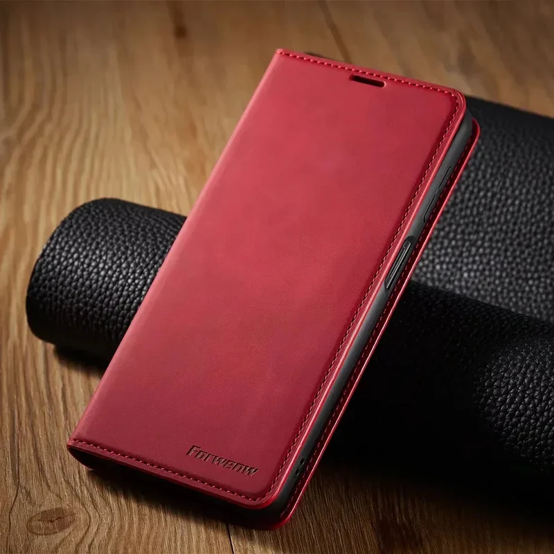 Samsung Telefoonhoes – Lederlook Flip Cover met Magnetische Sluiting