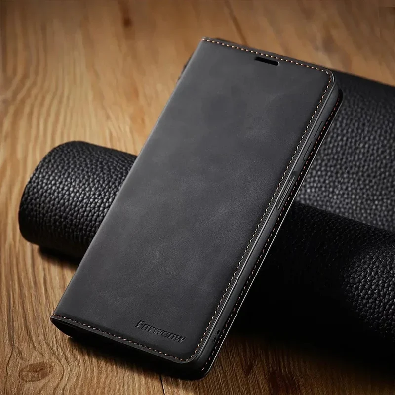 Samsung Telefoonhoes – Lederlook Flip Cover met Magnetische Sluiting