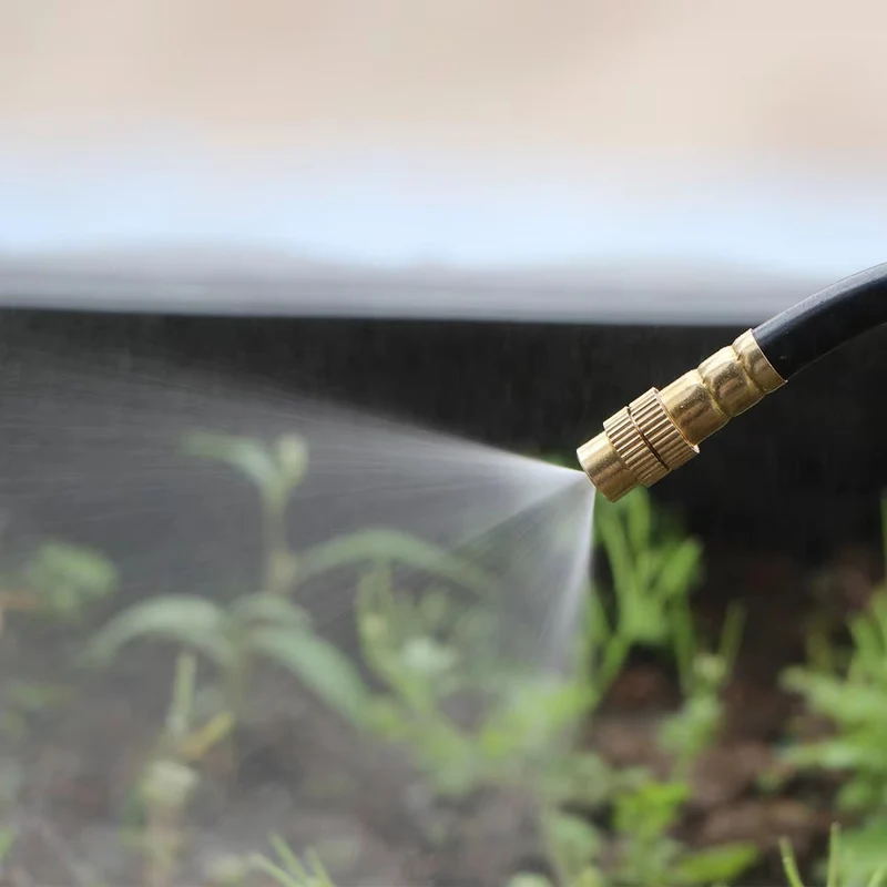 Vernevelsysteem Tuin – 20 Meter Slang met 20 Verstelbare Sproeikoppen