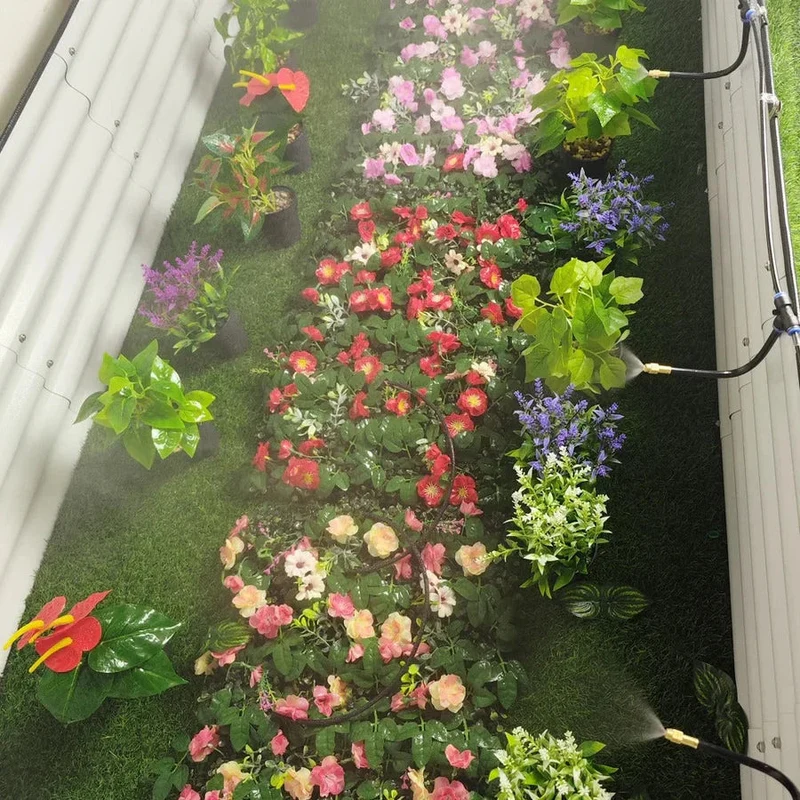 Vernevelsysteem Tuin – 20 Meter Slang met 20 Verstelbare Sproeikoppen