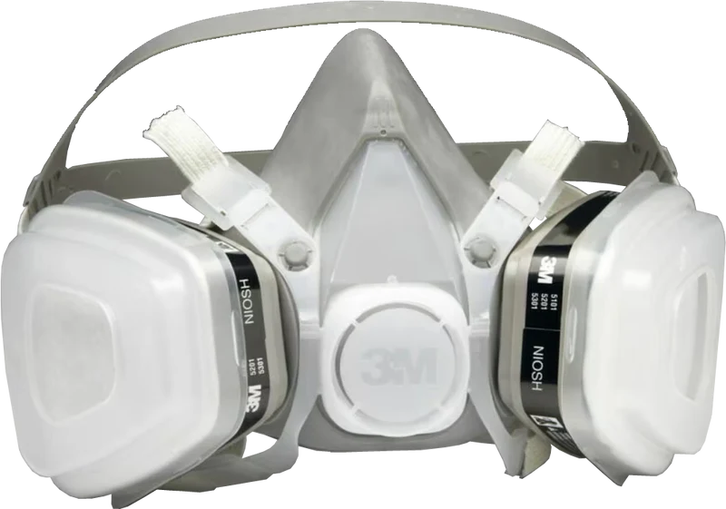 3M 5000-Series Half Facepiece Disposable Respirator Assembly