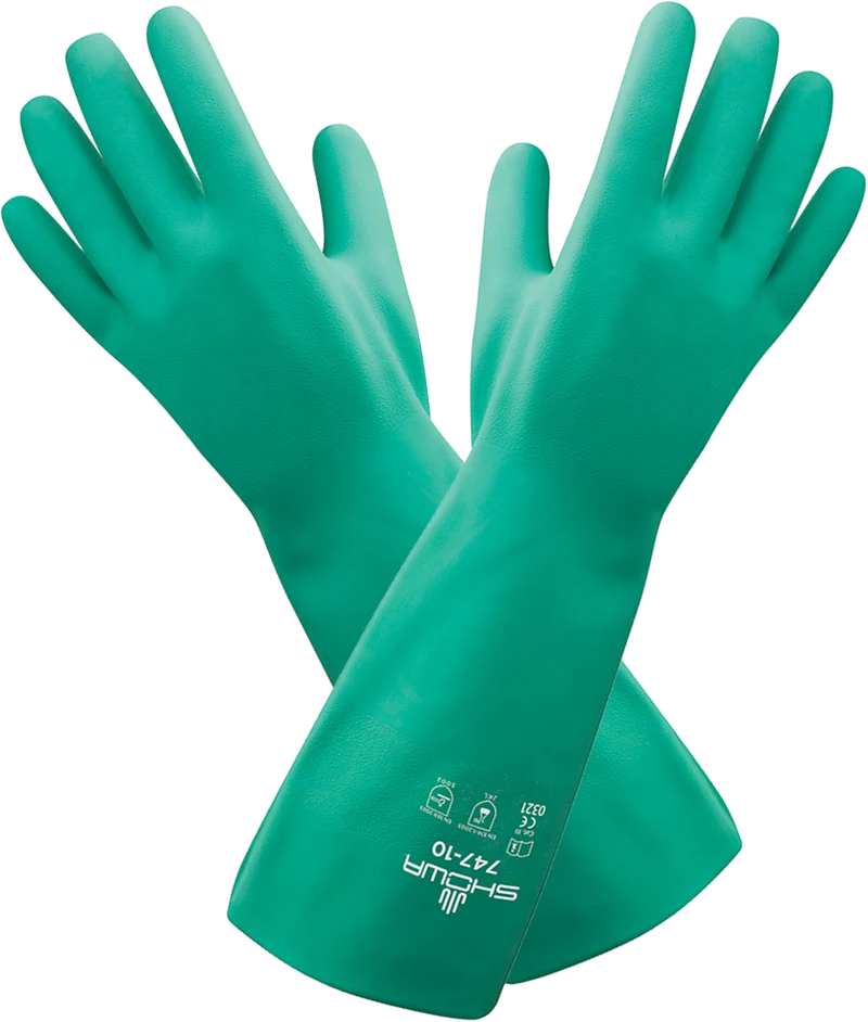 Unlined Nitrile Gloves - Green