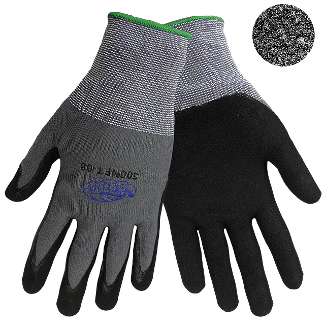 Tsunami Grip 500NFT Grey Nitrile Gloves