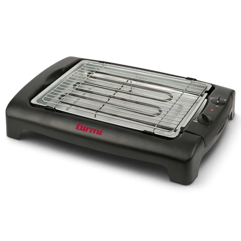 Barbecue elettrico 2000W con griglia in acciaio corazzato e termostato regolabile BQ12