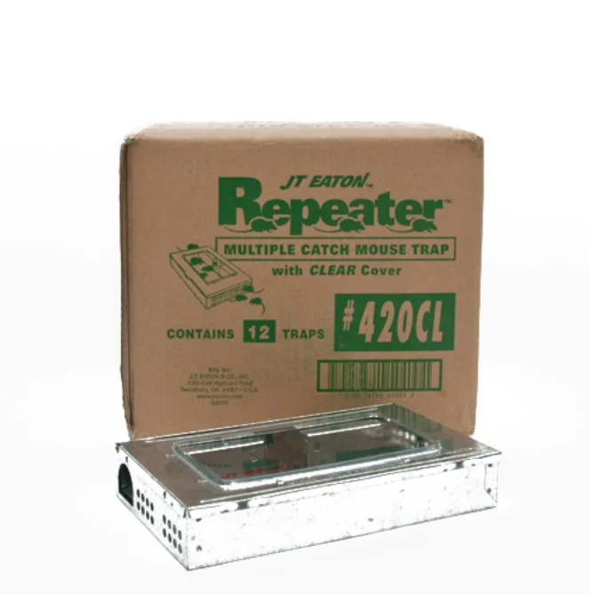 Repeater Multiple Catch Mouse Trap with Clear Window