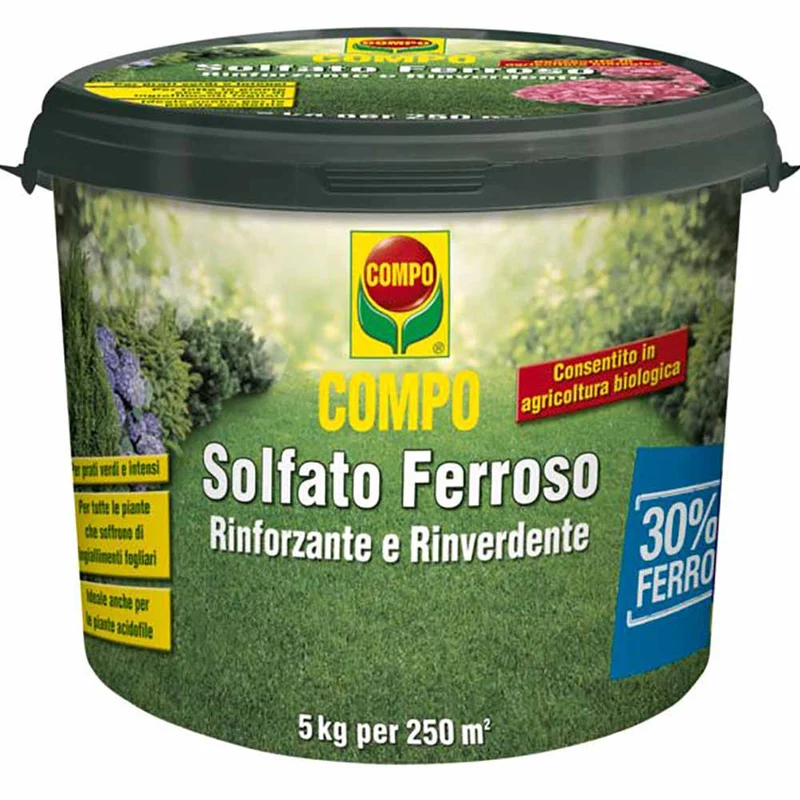 Concime solfato ferroso Compo 5kg