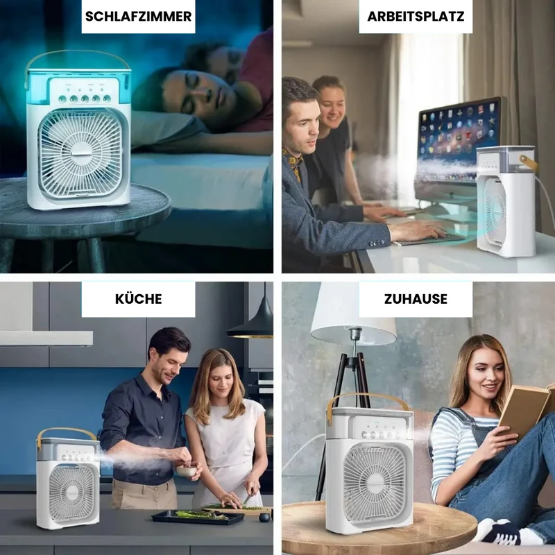Mini Climatiseur Portable - Refroidissement Personnel - USB Rechargeable