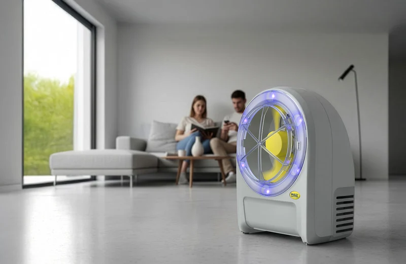 Trappola Insectivoro con Led Elettroinsetticida ad Aspirazione 6W