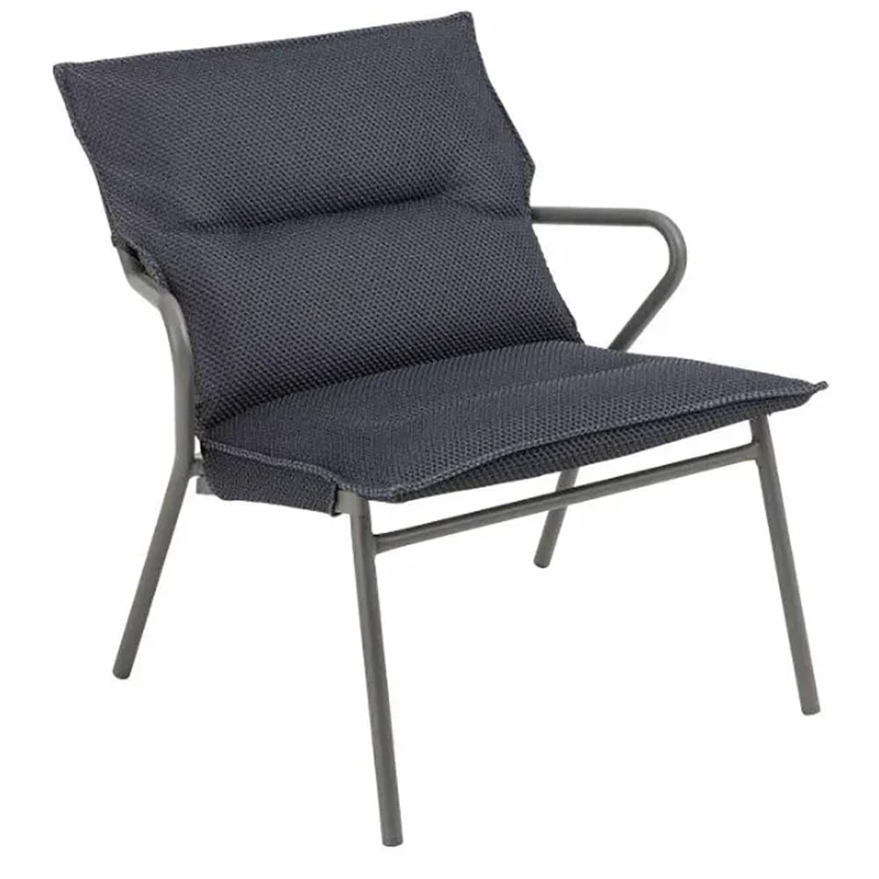 Poltrona bassa Lafuma Vence BeComfort grigio Dark Grey LFM5347.8902