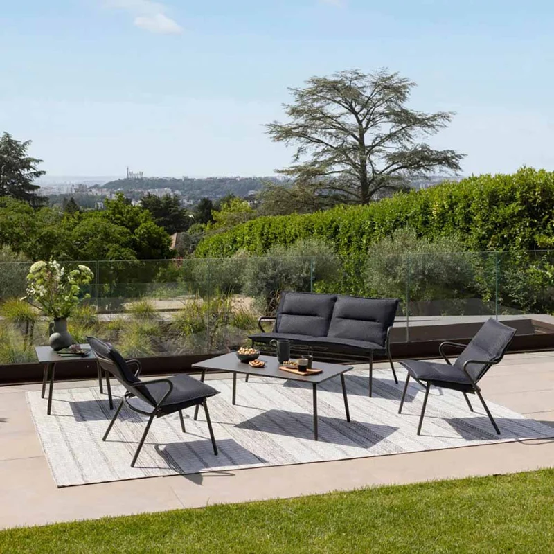 Panca bassa Lafuma Vence BeComfort grigio Dark grey LFM5348.8902