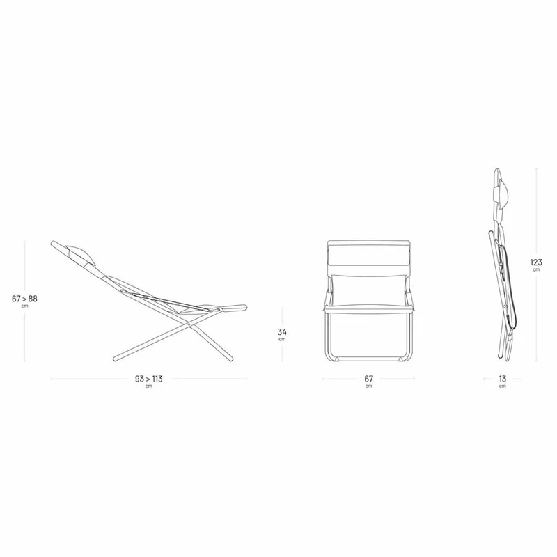 Poltrona lounge Lafuma Transabed BeComfort Moka LFM2829.9935