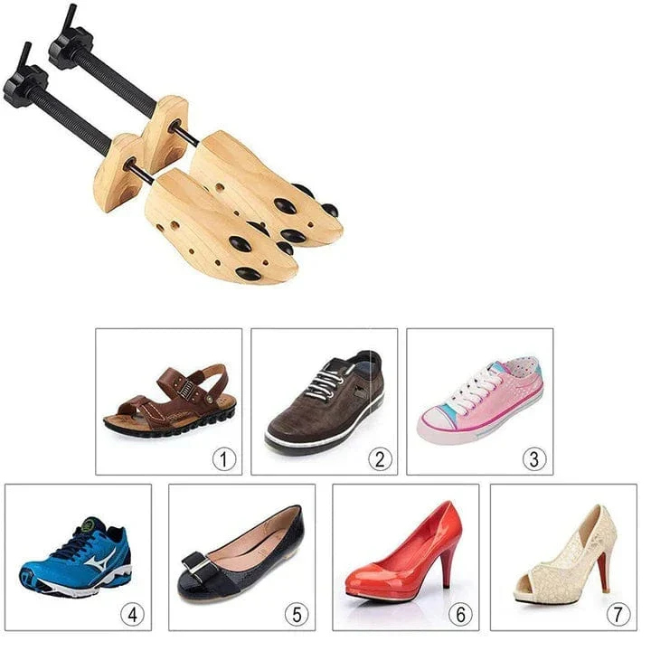 Élargisseur de chaussures FlexWood pour confort ajusté