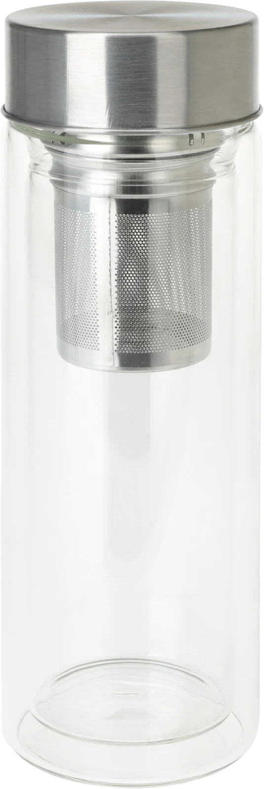 BOTTIGLIA IN VETRO CON TAPPO INFUSORE 300ML