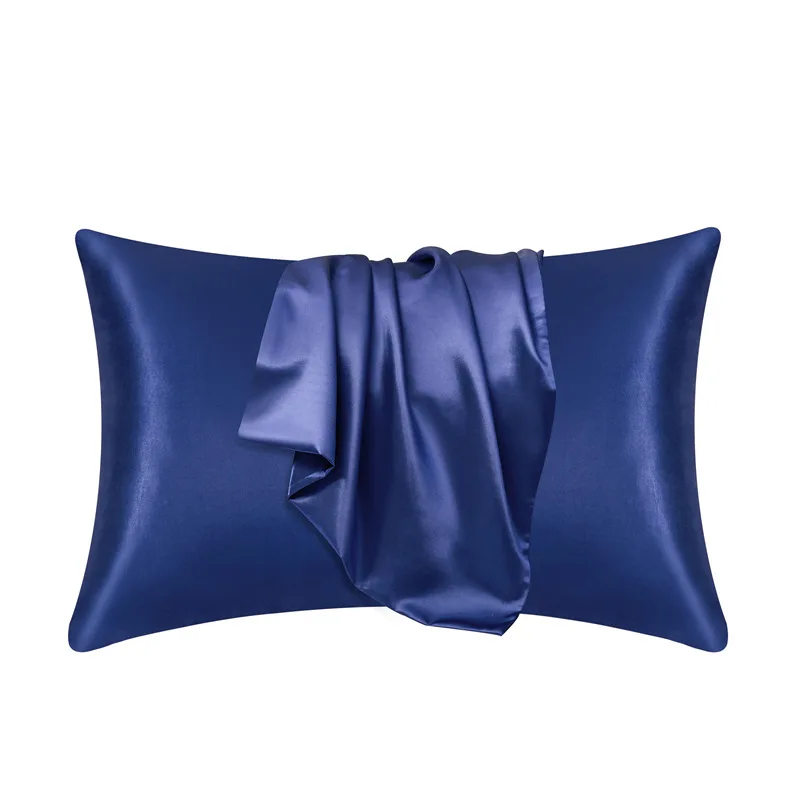 Taie d'Oreiller Effet Soie - Luxe & Confort