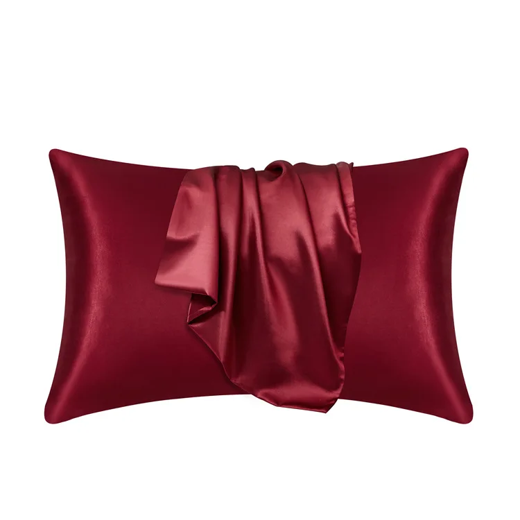 Taie d'Oreiller Effet Soie - Luxe & Confort