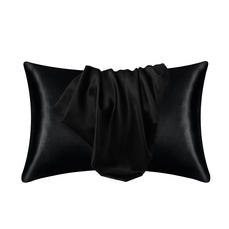 Taie d'Oreiller Effet Soie - Luxe & Confort